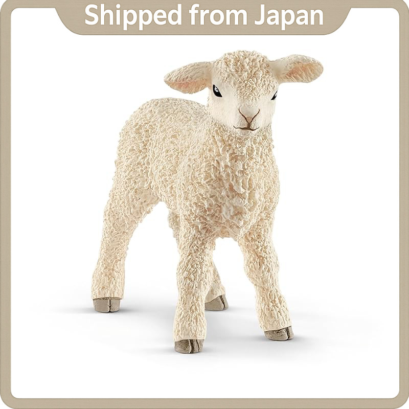 Schleich Farm World Lamb Figure 13883N – Realistic Sheep Animal Toy p7x