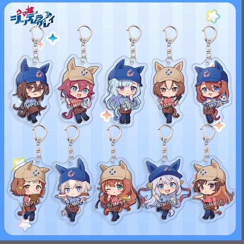 Umamusume Pretty Derby Oguri Cap Symoni Rudyolf Belno Light Maruzensky Tamamo Cross Super Creek พวงก