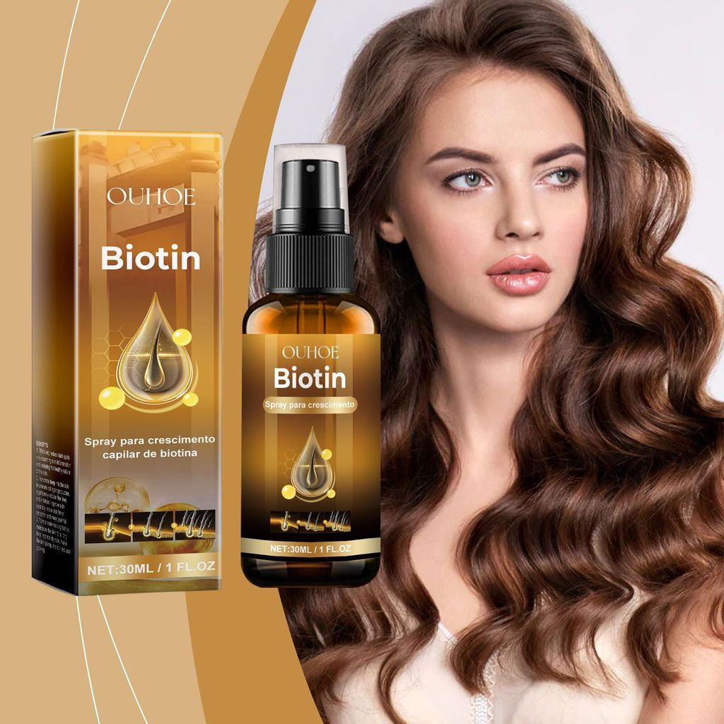 ขายร้อน OUHOE Scalp Nourishing Mist Strong Hair Moisturizing Hair Scalp Care Plant Extract Care Loti