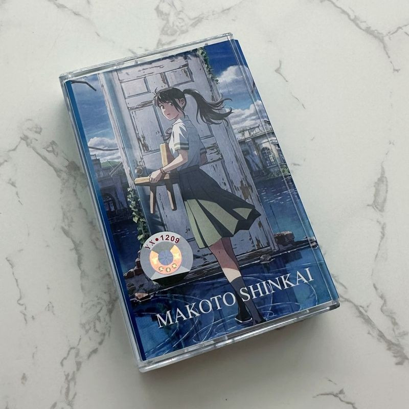 Cassette Makoto Shinkai คอลเลกชันภาพยนตร์และเพลงอนิเมะ เทป Suzume A0101