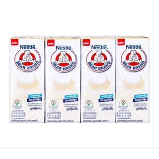 นมตราหมี นมยูเอชที รสจืด 165 มล. x 48กล่อง