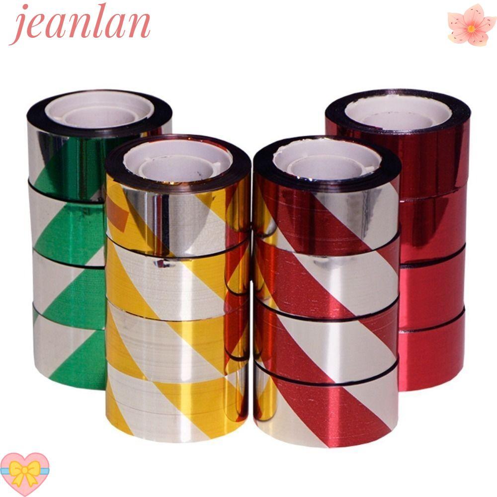 JEANLAN 50M/100M เทปป้องกันนก, ริบบิ้นไล่นกอเนกประสงค์แบบไร้กาว, Creative สองด้านสะท้อนแสงกระพริบแขวนนก Scare เทปสัตว์เล็ก