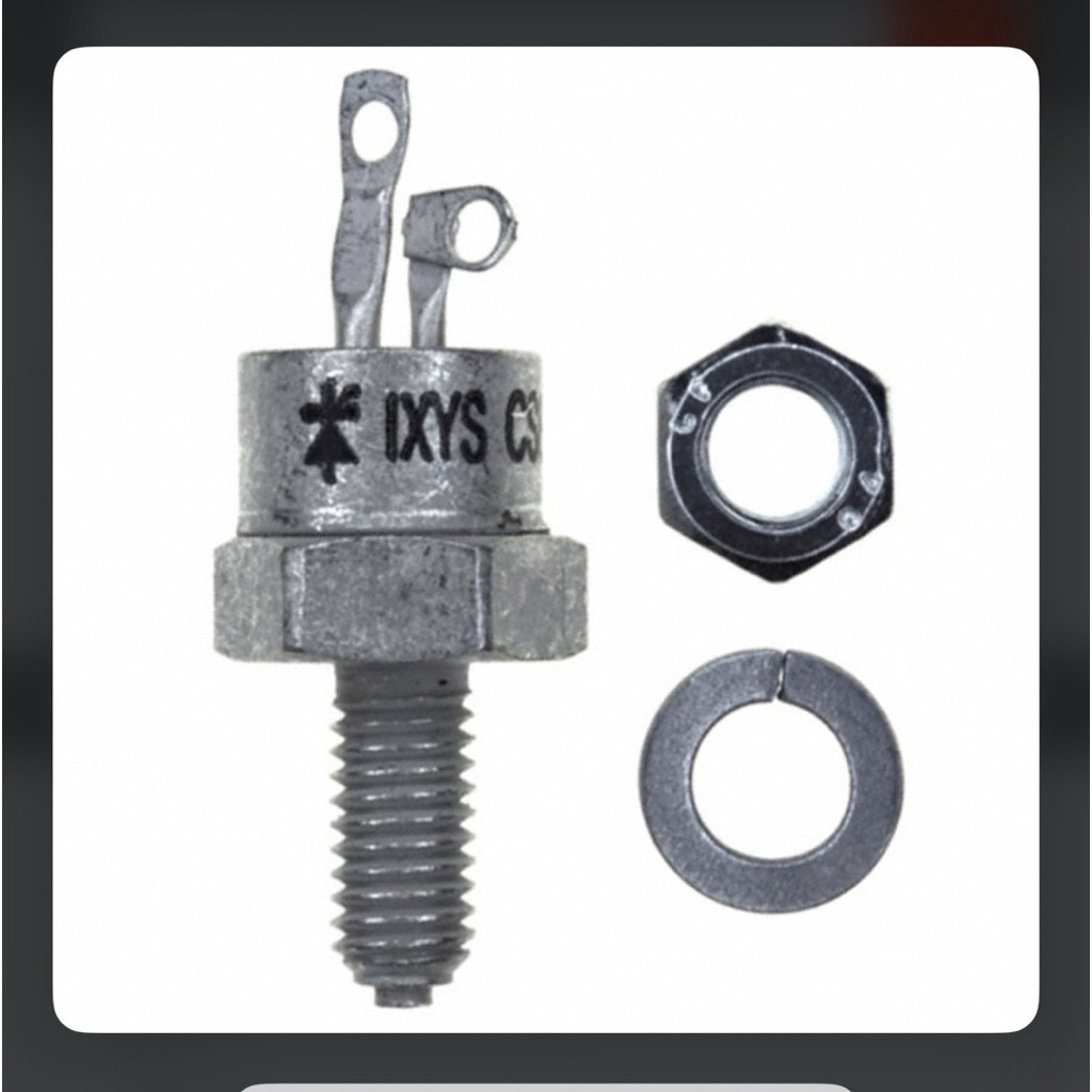 ส่งเร็วในวัน CS8-12IO2 SCR 1.2 kV 25 A Standard Recovery Chassis, Stud Mount TO-64