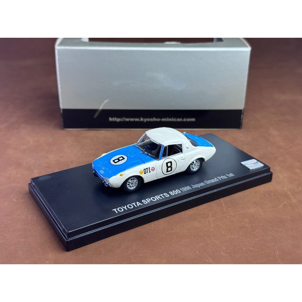 [พร้อมสต็อก] Kyosho Kyosho 1/43 Toyota Sports 800 First Old Car Default with Rash Packing Discount C