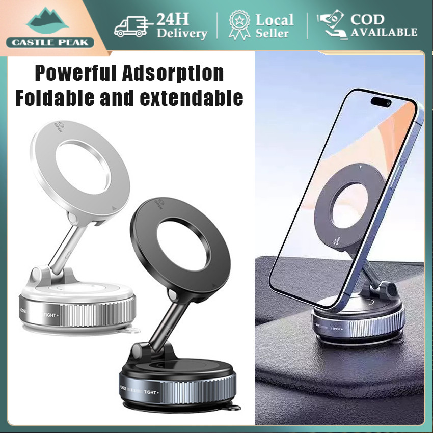 ที่วางโทรศัพท์ในรถยนต์แบบแม่เหล็ก HP การดูดซับสูญญากาศ K007 ที่วางโทรศัพท์ในรถยนต์ แรงดูด MagSafe Da