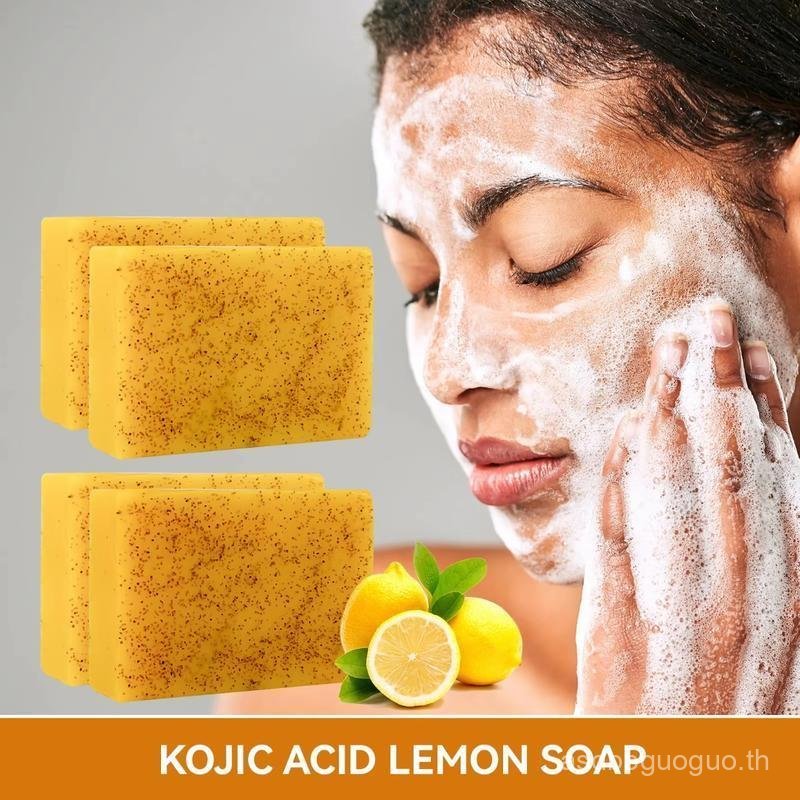 Turmeric & KojicAcid Brightening Soap, DarkSpot Remover, Kojic AcidSoap, Soap Body CareBody Wash Lem