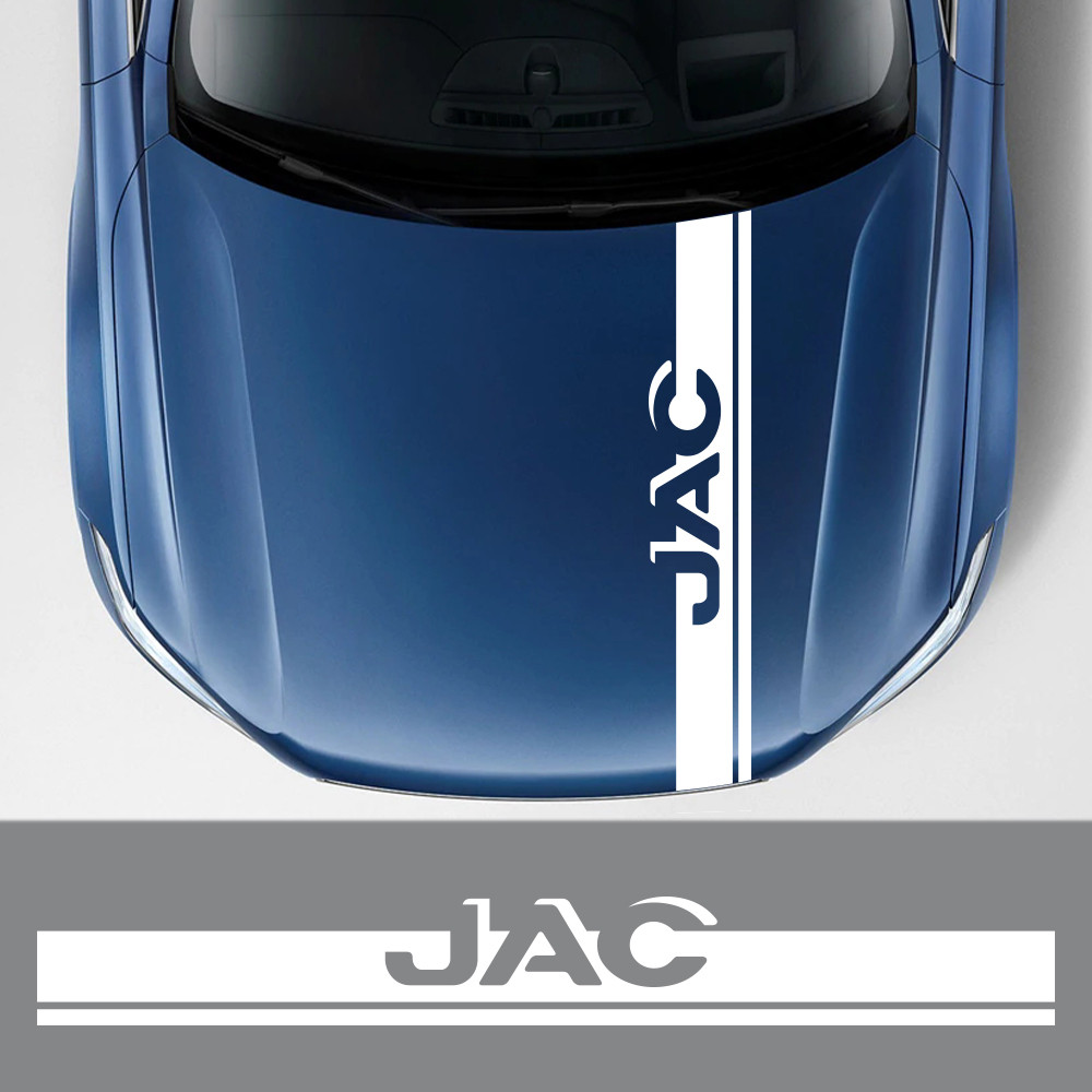 รถ Hood สติกเกอร์สําหรับ JAC Refine J3 J2 S5 A5 J5 J6 J4 Vapor S2 T8 อัตโนมัติอุปกรณ์เสริมยาว Strip 