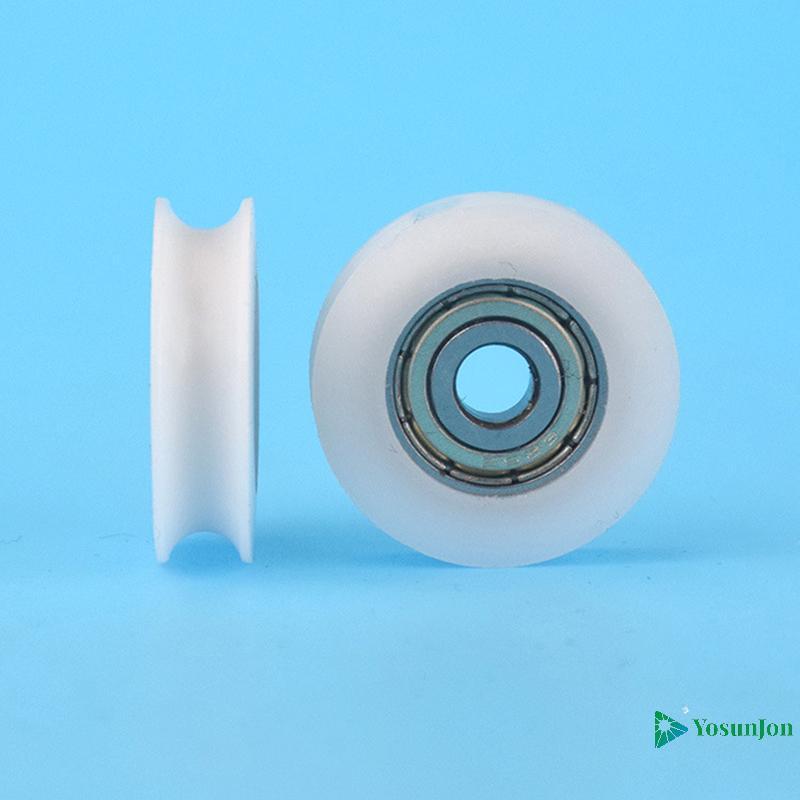 YosunJon] 1 ชิ้น U12*44*16 มิลลิเมตร U Groove ล้อ Rolling 1 ซม.เส้นผ่านศูนย์กลาง 10 มิลลิเมตร Tra Li