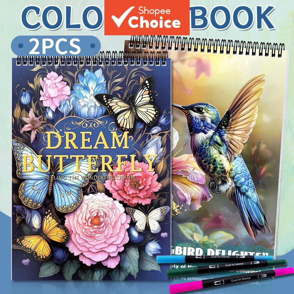 1PCS SUPER ORIGINAL COLORING BOOK A4 THICK PATTERN SKETCH BOOK