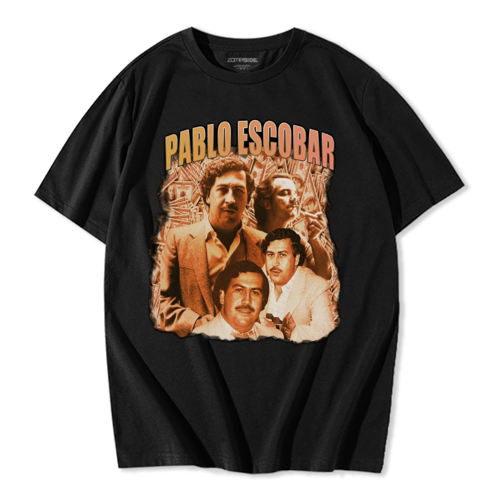 เสื้อยืด PABLO ESCOBAR Black Distro
