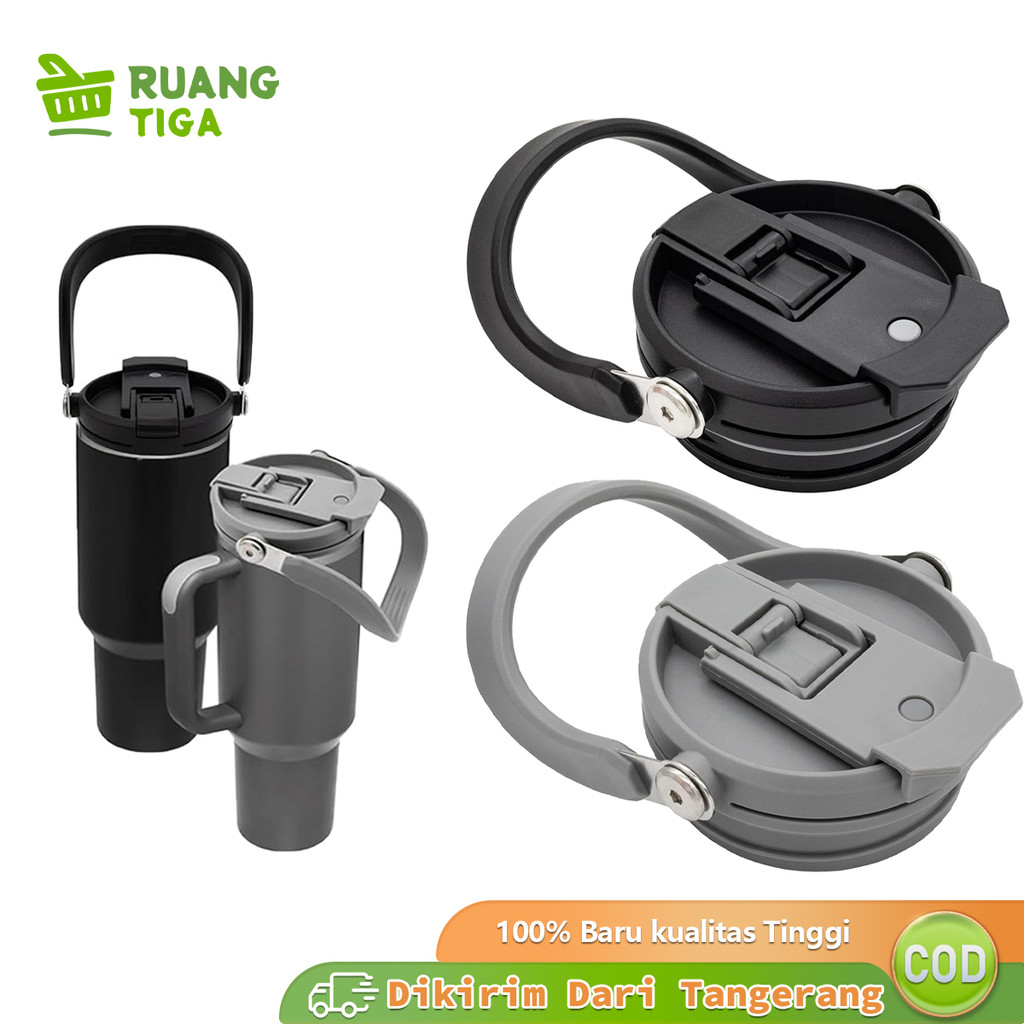 30oz Tumbler ฝาปิด 2in1 Tyso Tumbler ฝาปิดขวด Tumbler สีเทาและสีดํา