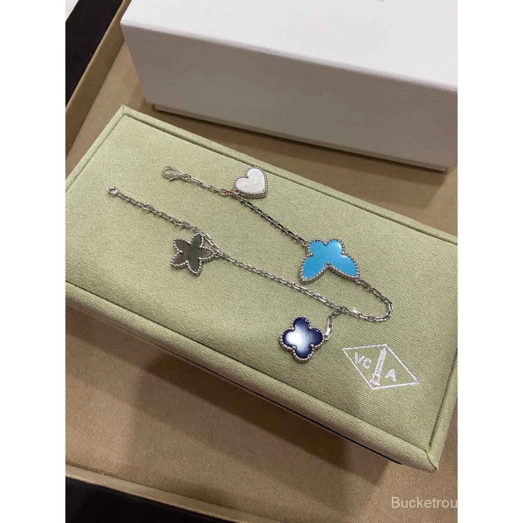 Van Cleef Van Cleef Van Cleef [VC @ New Color Lucky Four Flower Bracelet] --VC