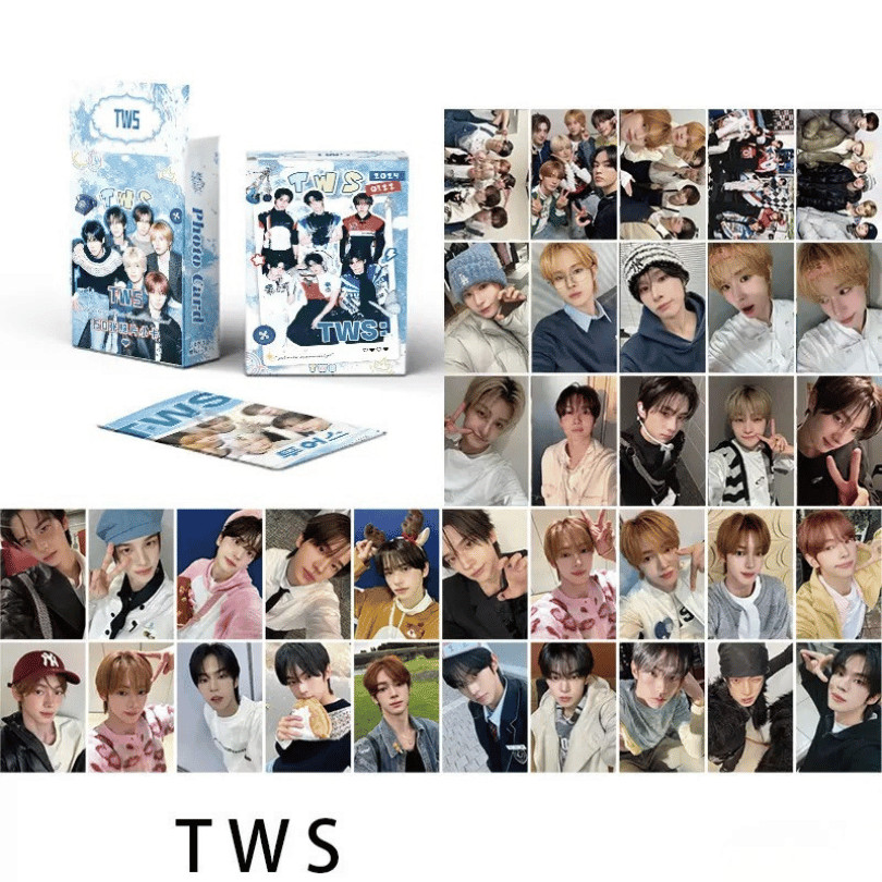 การ์ดภาพถ่าย TWS การ์ด LOMO การ์ดรูปถ่าย KPOP LOMOCARD KPOPERS โฟโต้การ์ด