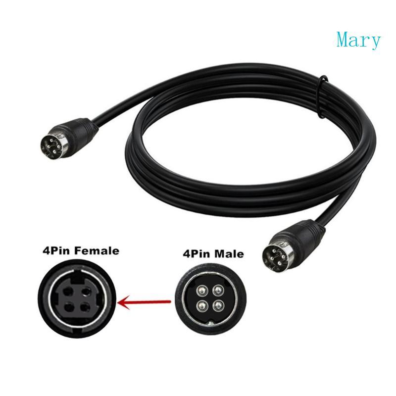 Mary 4 Pin DIN ชายหญิงปลั๊กสายต่อ 4Pin DIN Connectors สําหรับ DVR และ DIN Sound Connectors