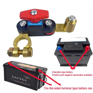 🚀ส่งจากไทย🚀 สวิตช์ตัดการเชื่อมต่อแบตเตอรี่รถยนต์ 12V 24V, สวิตช์ป้องกันการรั่วหมุนหัวคู่, เบรกเกอร์ป้องกันไฟปิดการรั่วไหล
