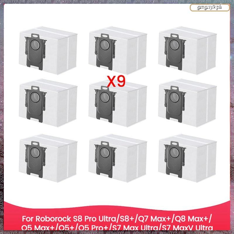 [LR] ถุงเก็บฝุ่น 9 ชิ้นสําหรับ S8 Pro Ultra/S8+/ Max+/Q8 Max+/Q5 Max+/Q5 Max+/Q5+/Q5 Pro+/S7 Max Ult