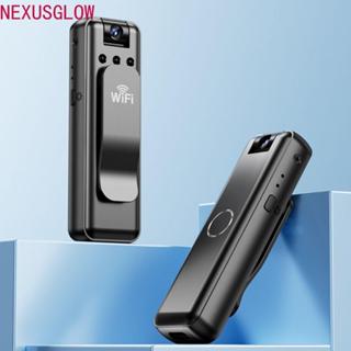 NEXUSGLOW เครื่องบันทึกวิดีโอดิจิตอลขนาดเล็ก, 180 หมุนหน้าอก…