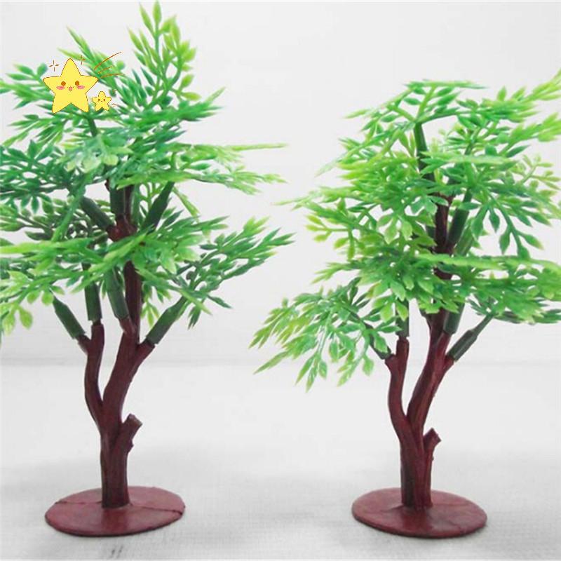 [JBTH] Vivid 9 ซม. Green Tree Model Train Park HO SCALE Layout Scenery Dollhouse Decor [JB]