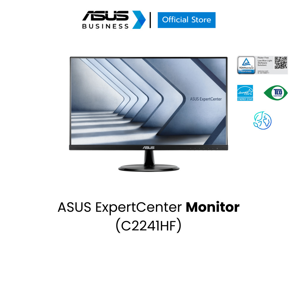 [สินค้าแลกซื้อ 555.-] ASUS ExpertCenter C2241HF Business Monitor 24" (23.8-inch) FHD (1920x1080) IPS, 100Hz