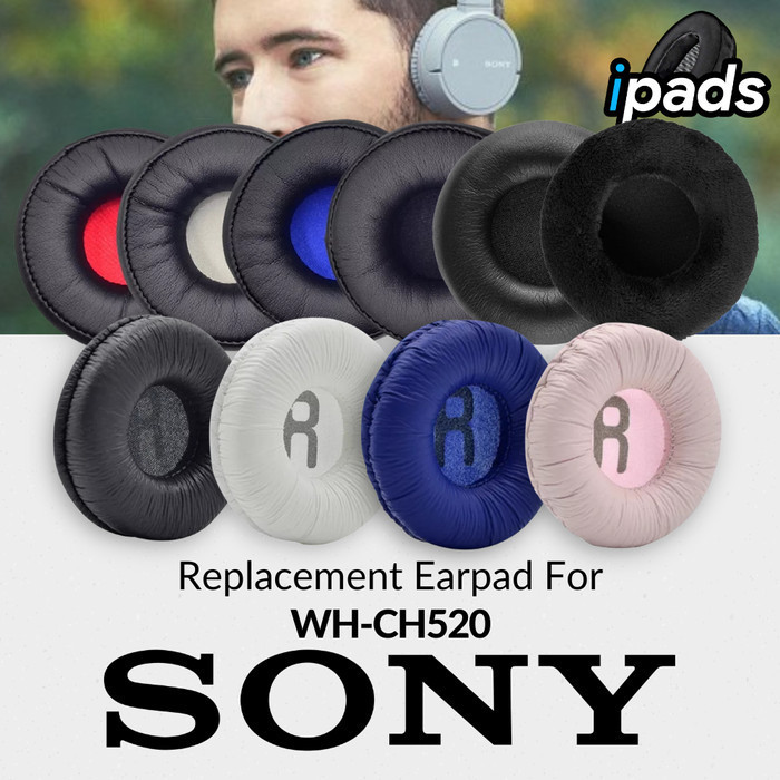 แผ่นรองหูฟัง Earpad Earcup Sony WH-CH520 WH CH 520 โฟมแพดโฟม