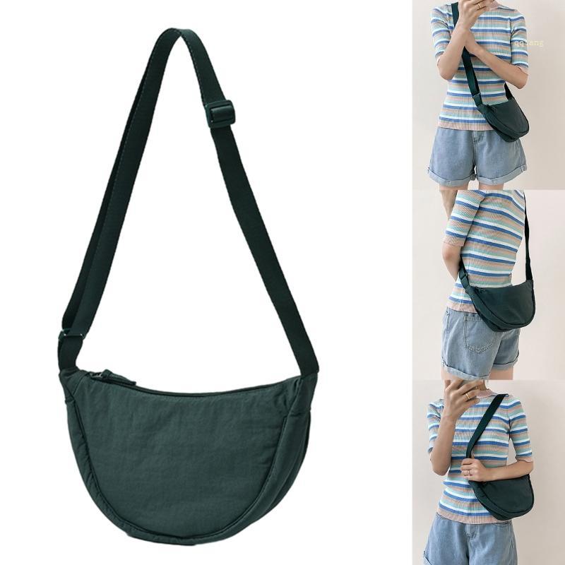 QQ* Design Womens Chest Bag Fashion Ladies Nylon Hobos Small Shoulder Bags