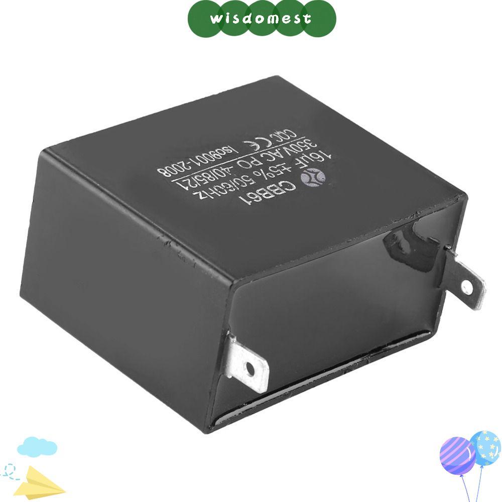 WISDOMEST CBB61 Capacitor, 50/60Hz CBB61 Generator Capacitor, ส่วนประกอบไฟฟ้า 350V AC 16uF -40/85/21
