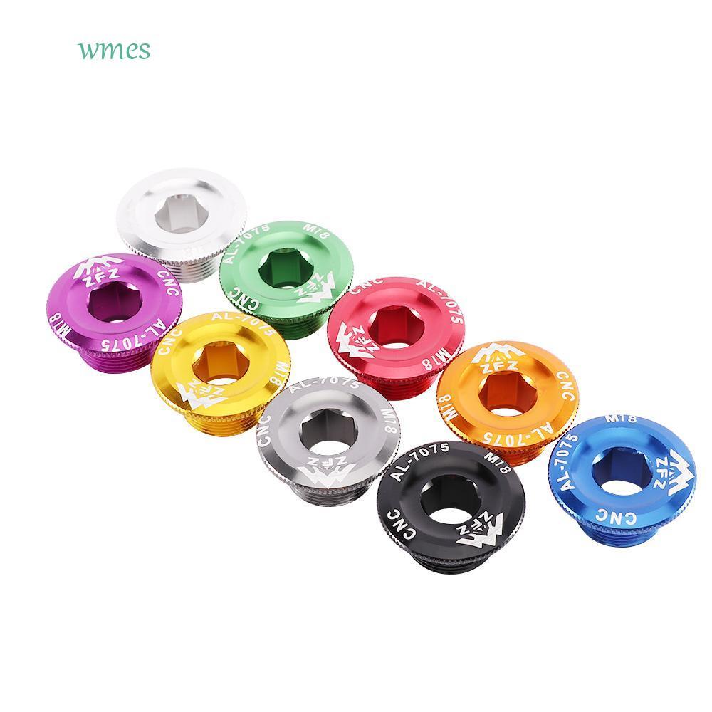 WMES1ZA Crank Arm Fixing Bolt อลูมิเนียมที่มีสีสัน BB สลักเกลียว Crankset สกรูแกนสกรู M15 M18 M20 จั