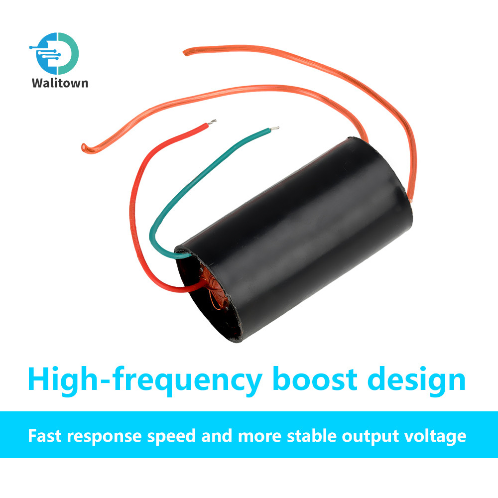 DC3.7-6V 4A Pulse DC โมดูลแรงดันไฟฟ้าสูงแพคเกจ Boost High-Voltage Generator ไฟฟ้า Shock Arc 200kV