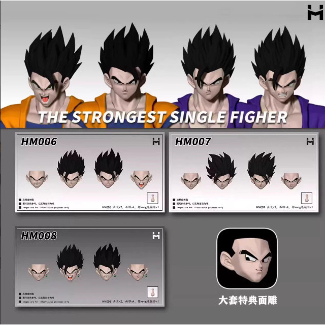 Gohan Head Sculpture Dragon Ball SHF Gohan Head Sculpture Accessory Pack
