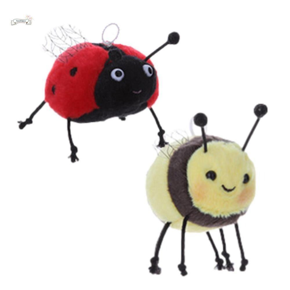 PARTYPALACE Ladybug Bee ตุ๊กตาเด็ก, Ladybug Bee แมลงที่มีสีสัน Ladybug Bee ของเล่นตุ๊กตา, น่ารักนุ่ม