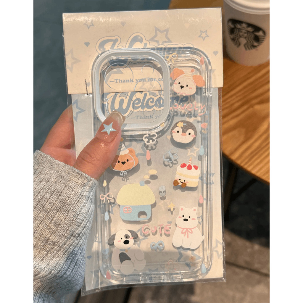 {คําแนะนําผลิตภัณฑ์สุดฮอต} ลูกสุนัขขนมหวานเหมาะสําหรับ iPhone1/14/1 เคสโทรศัพท์ 1promax Soft 78p การ