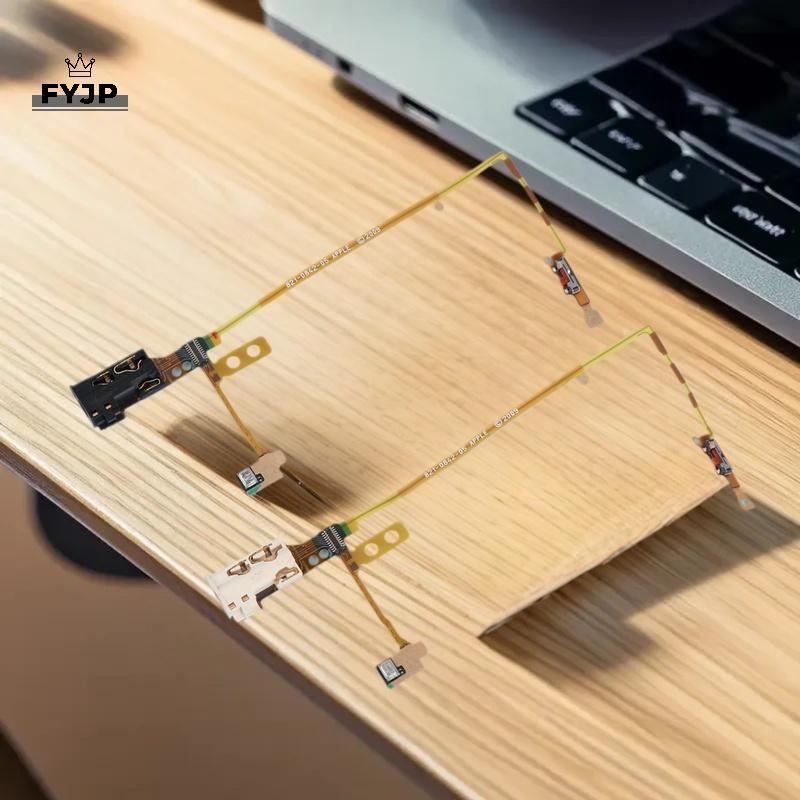 FYJP สําหรับ IPod Nano 5 5th Gen สีขาวหูฟัง Ja Hold สวิทช์ไมโครโฟนโมดูล Flex Cable Repair Part [JP]