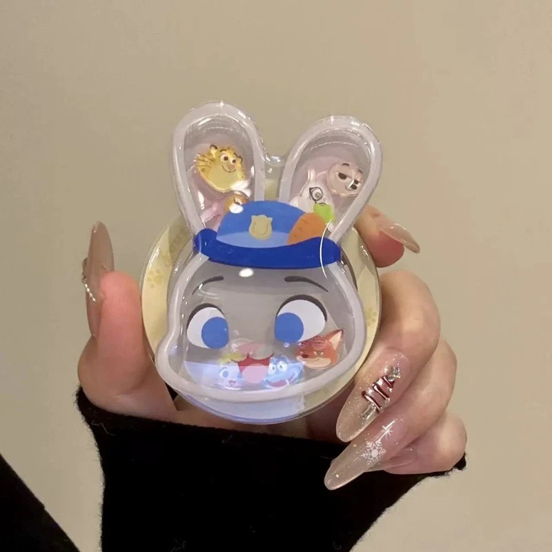 วงเล็บแม่เหล็ก giptok แม่เหล็ก การ์ตูน Crazy Animal City Judy เหมาะสําหรับที่วางโทรศัพท์แม่เหล็ก Mag