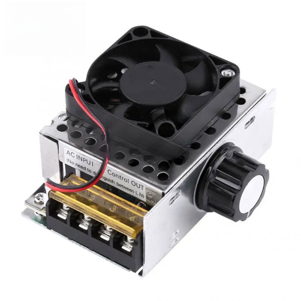 4000W 220V Potentiometer Dimmer Regulator สําหรับมอเตอร์พัดลมสําหรับอุณหภูมิแสง