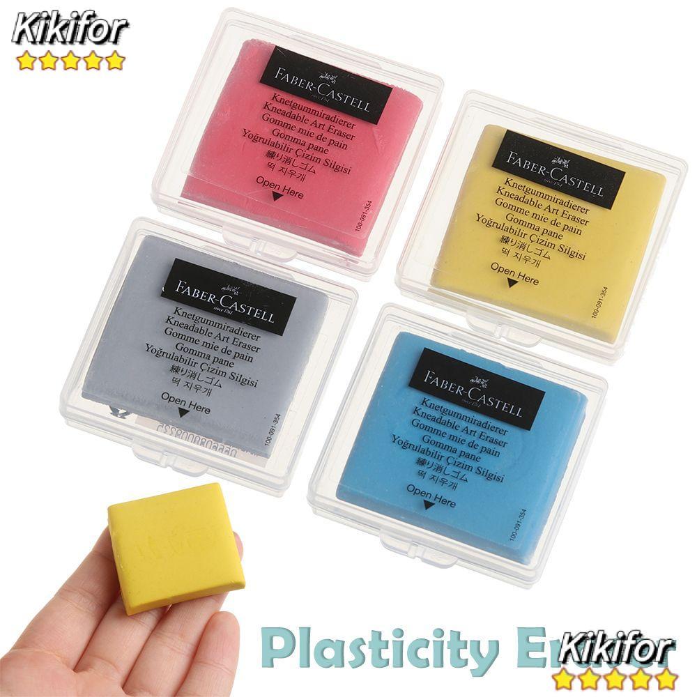 KIKIFOR Plasticity Eraser, Soft Colourful Soft Erasers, ยางลบดินสอเปลี่ยนรูปแบบยางอย่างง่าย นักเรียน