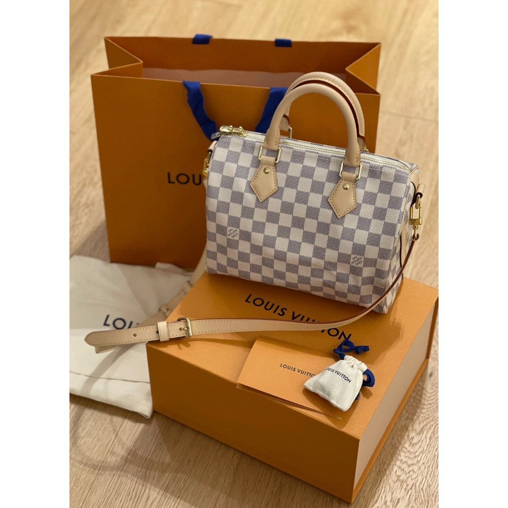 【มือสองเดิม】 Louis Vuitton SPEEDY BANDOULIÈRE 25 N40608