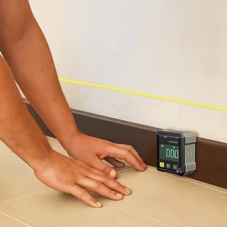 เจรีมี1แสดงวัดมุม,สี่ด้านแม่เหล็กดูดระดับเครื่องวัดมุม Inclinometer,แบบพกพาวัดด่วน360องศาขนาดกะทัดรัดเอียงมุมกล่องอิเล็กทรอนิกส์ระดับเล