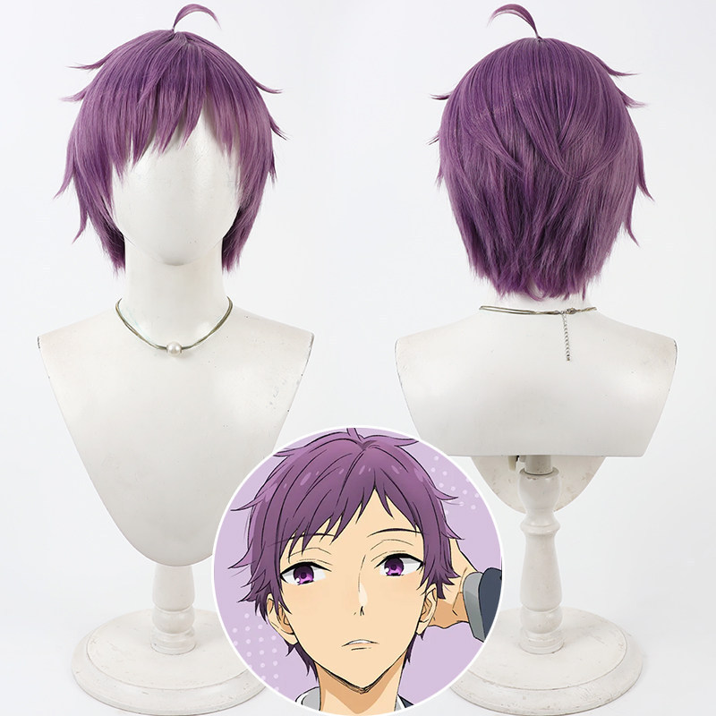 Cosplay Multi-Color With Ahoge Horimiya Ishikawa Blend Scalp Simulation Hair