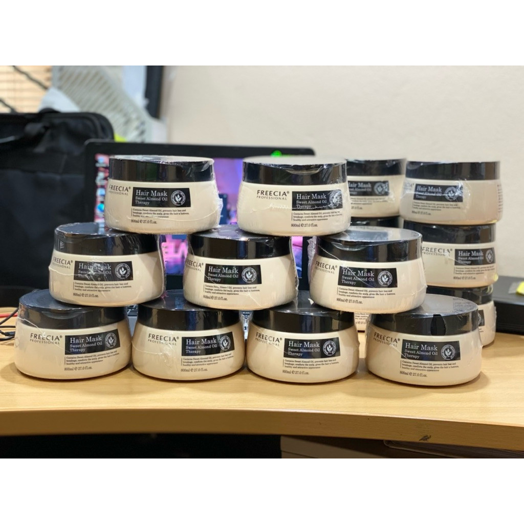 ✅✅✅Freecia ทรีทเม้นท์ ฟรีเซียแฮร์มาส์คสวีทอัลมอนด์ออยเทอราพี800มล.กลิ่มหอม ผมนุ่มลื่นต้องแต่ครั้งแรก