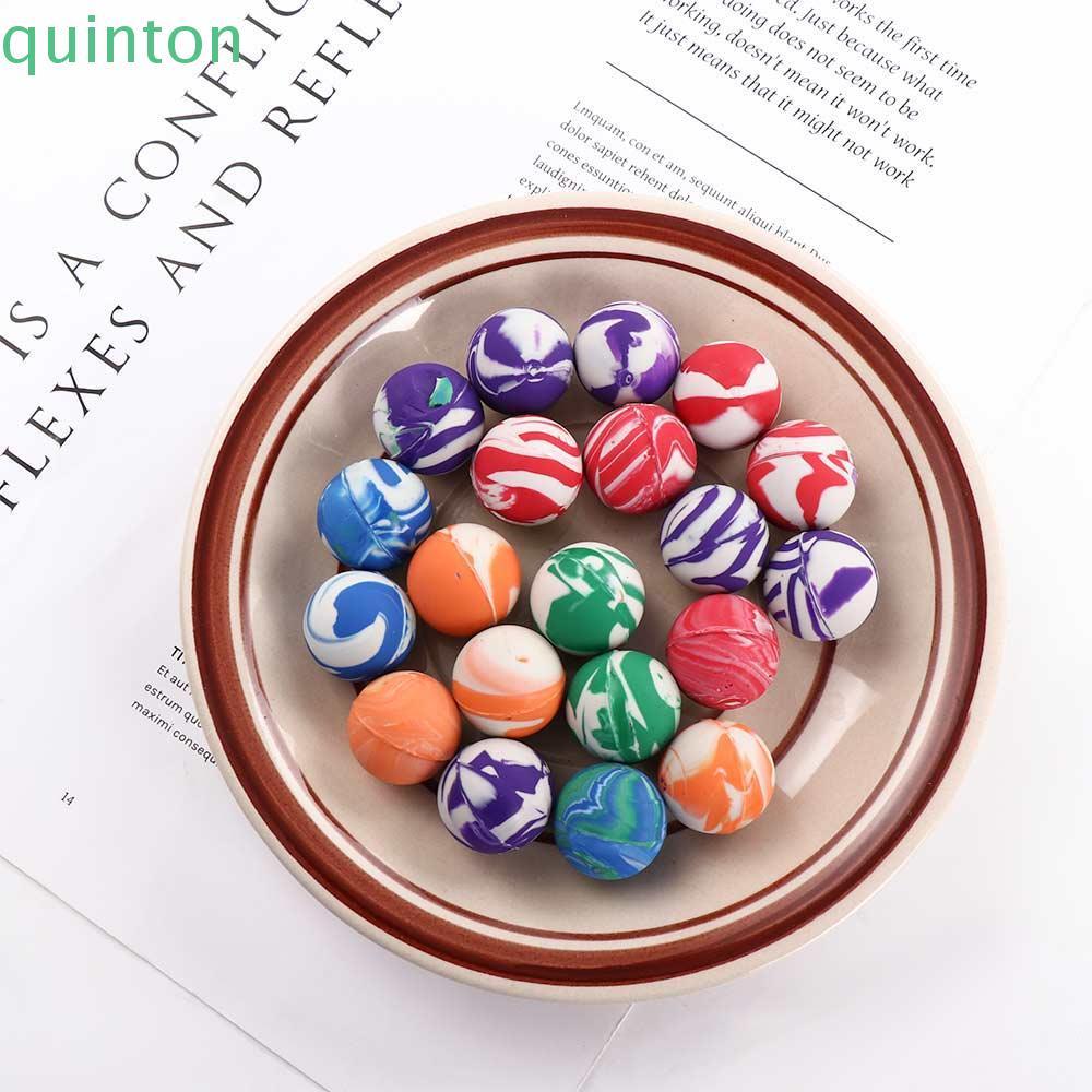 QUITON Bouncing Balls Bouncy ของเล่นของเล่นอาบน้ําเกมกีฬาสําหรับเด็ก Elastic Mini Jumping Balls