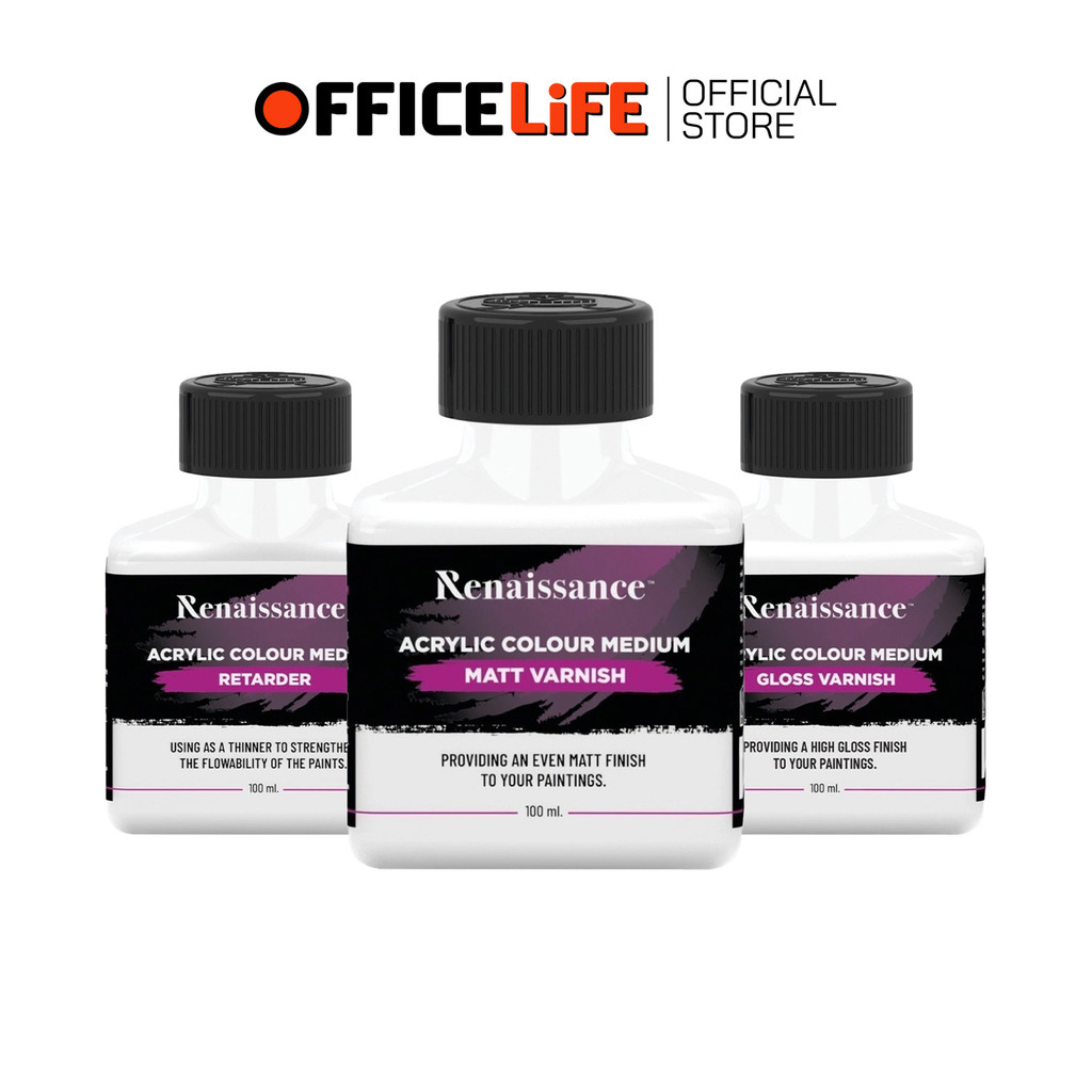 RENAISSANCE (เรนาซองซ์) สื่อผสมสีอะคริลิค ขนาด 100ml. ( 1 ขวด )