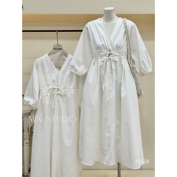 Mieo Clothing DS4921 BBD เดรสเอวคอ