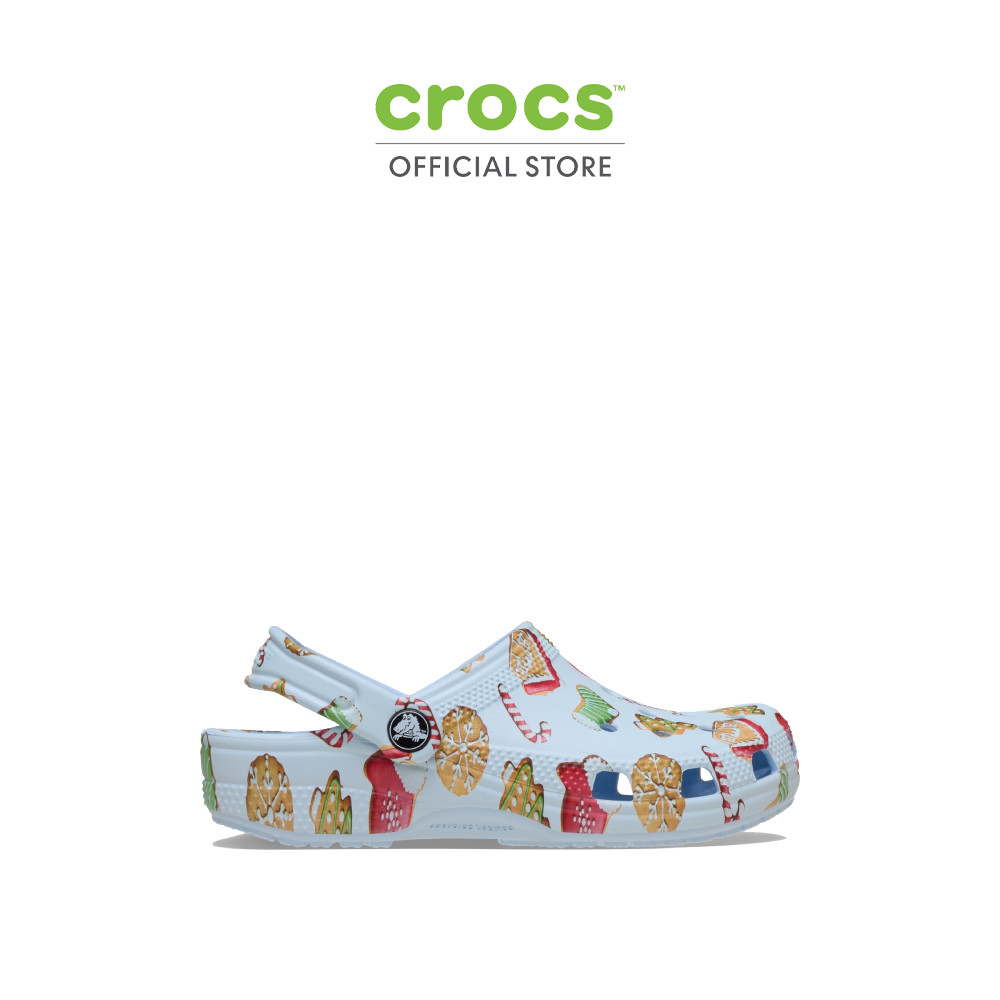 CROCS รองเท้าลำลองเด็ก CLASSIC COOKIES CLOG รุ่น 211890-4WK  - BLUE FROST