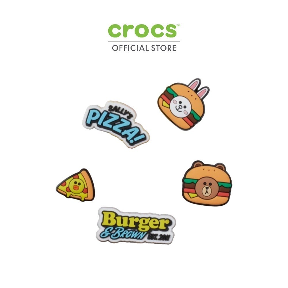 CROCS ตัวติดรองเท้า JIBBITZ LINE FRIENDS 5 PACK รุ่น 10012229