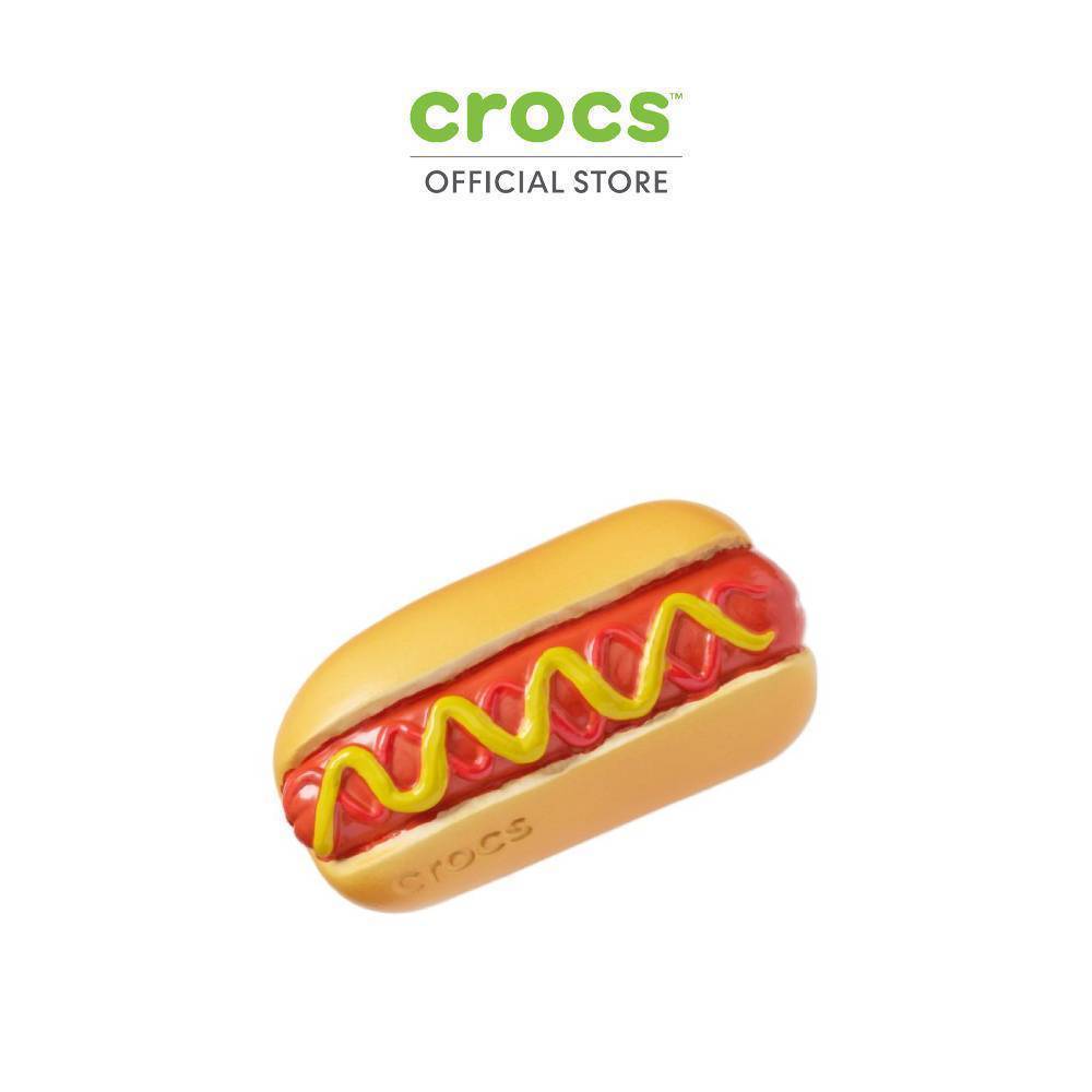 CROCS ตัวติดรองเท้า JIBBITZ™ HOT DOG DIPPED IN MUSTARD