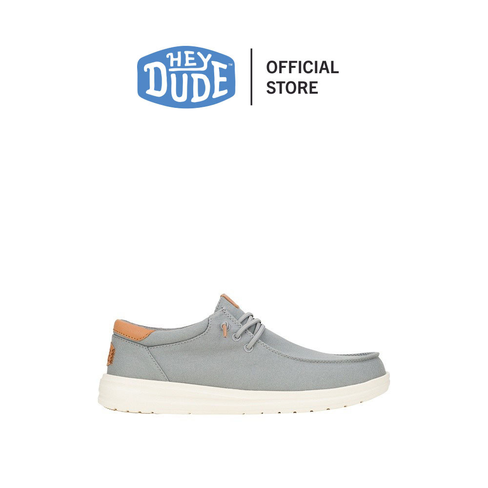 HEYDUDE รองเท้าลำลองผู้ชาย PAUL CANVAS รุ่น HD 43151-1UM - MONUMENT GREY