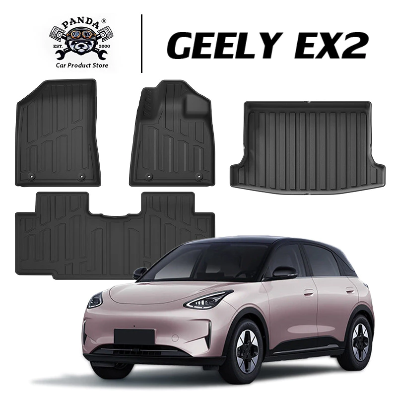 [Panda] พรมปูพื้นรถยนต์ GEELY EX2 [2025-ปัจจุบัน] พรมรถยนต์ พรม วัสดุ TPE ที่เป็นมิตรต่อสิ่งแวดล้อมทนทานและต่อต้านลื่นลื่น