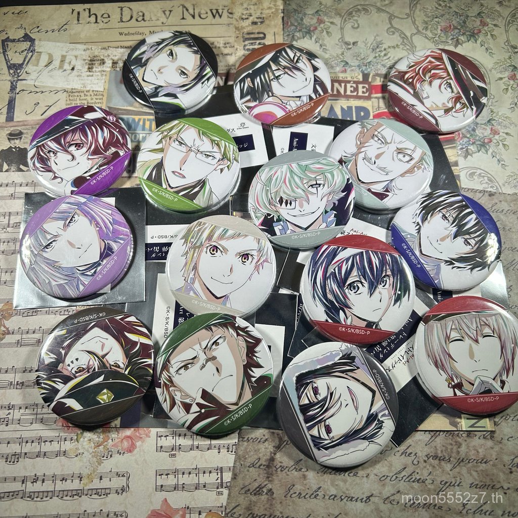 ร้อนขายญี่ปุ่น Valley Bungou Stray Dog สีน้ํา 3 Bullet Bar Badge อะนิเมะ Atsushi Nakajima Atsushi Ak