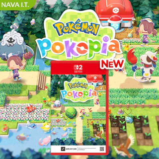 Nintendo Switch 2 แผ่นเกม Pokemon Pokopia Zone Asia แผ่นเกมมือหนึ่ง ( GAME KEY CARD )