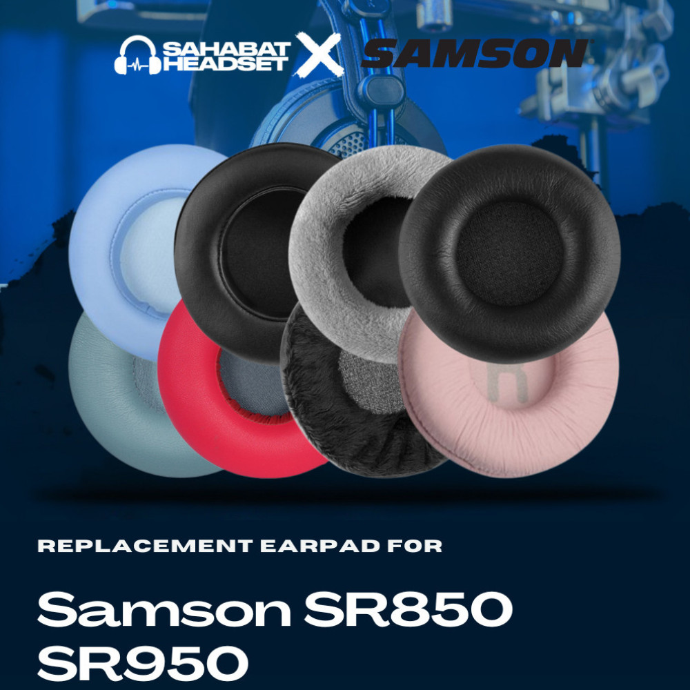 แผ่นรองหูฟัง Earpad Earcup Samson SR-850 SR-950 แผ่นโฟม